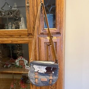 Stylish Tan and Gray Women's Bag
